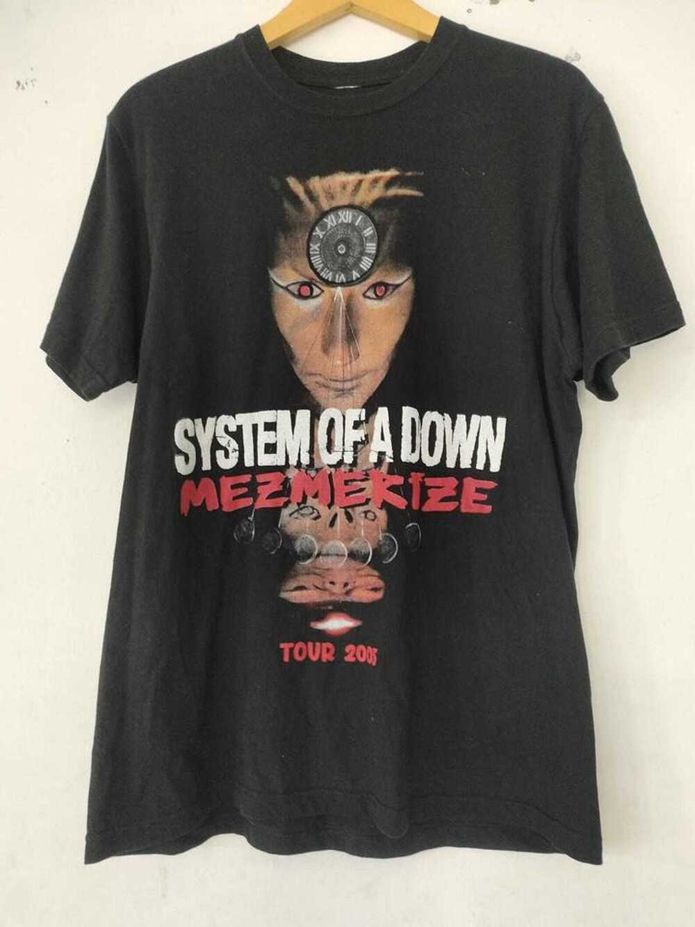 System Of A Down Hypnotize 2005 Tour Mens Black TShirt